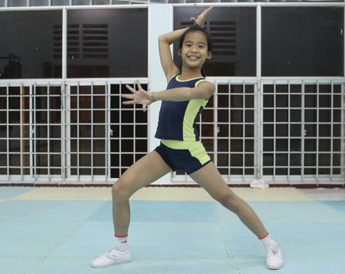 Gương mặt trẻ triển vọng của Aerobic Phú Yên